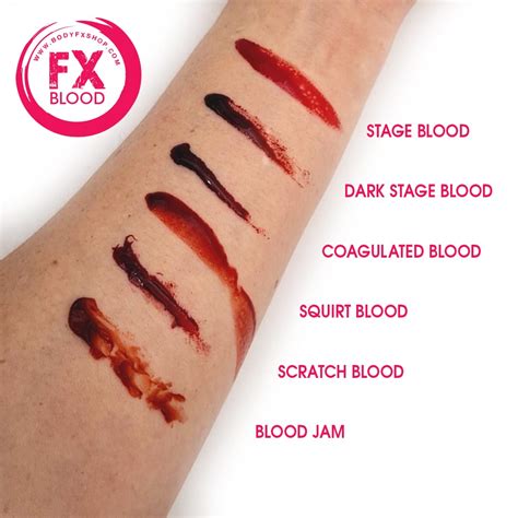 using fake blood on clothes